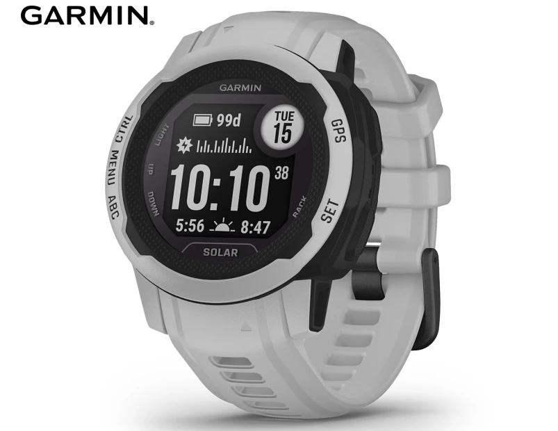 Garmin Instinct 2S Solar 40mm Silicone GPS Smart Watch - Mist Grey