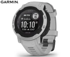 Garmin Instinct 2 Solar 45mm Silicone GPS Smart Watch - Mist Grey