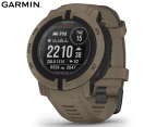 Garmin Instinct 2 Solar Tactical Edition 45mm Silicone GPS Smart Watch - Coyote Tan