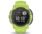Garmin Instinct 2 45mm Silicone GPS Smart Watch - Electric Lime