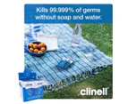 Clinell Antibacterial Hand Wipes (Individually Wrapped) – Pack of 100