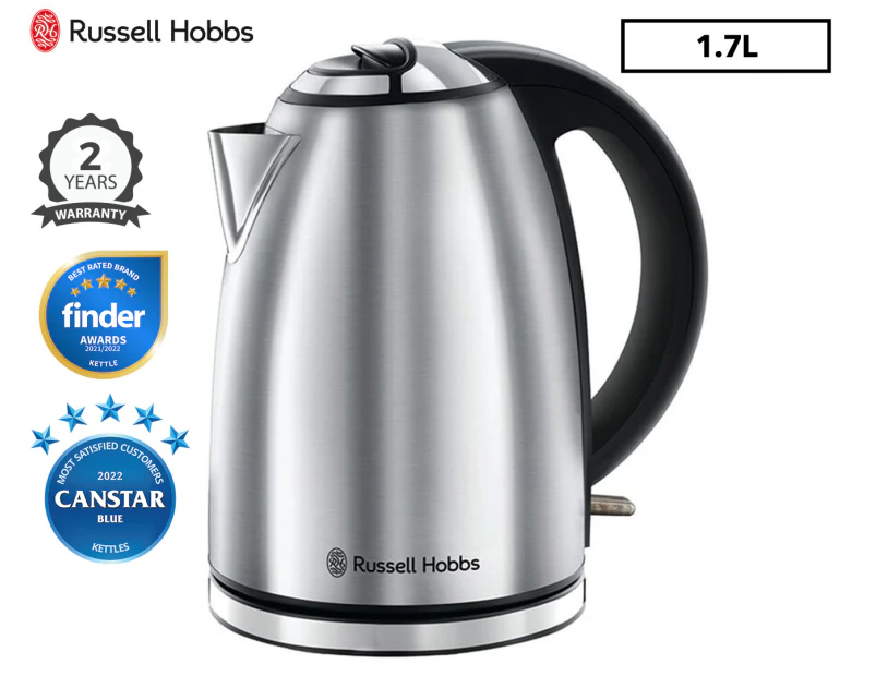 Russell Hobbs 1.7L Montana Kettle - Brushed Silver RHK142