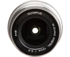 Olympus 12mm f/2.0 Lens - Silver - Silver