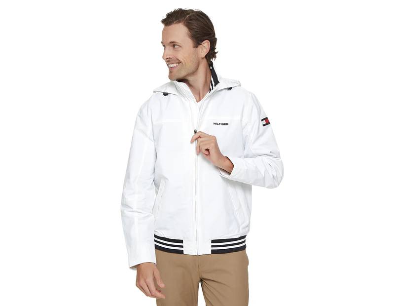 Tommy Hilfiger Regatta Jacket - White | Catch.com.au