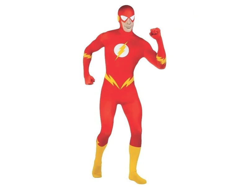The Flash Second Skin Suit Adult Costume Size: Large