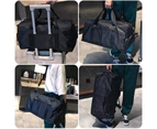Gym Duffle Bag Dry Wet Separated Gym Bag Sport Duffle Bag Training Handbag-Black