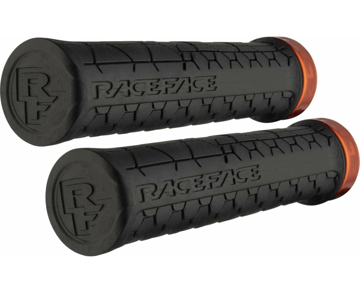 Race Face Getta Grip 33mm MTB Grips - Black/Orange