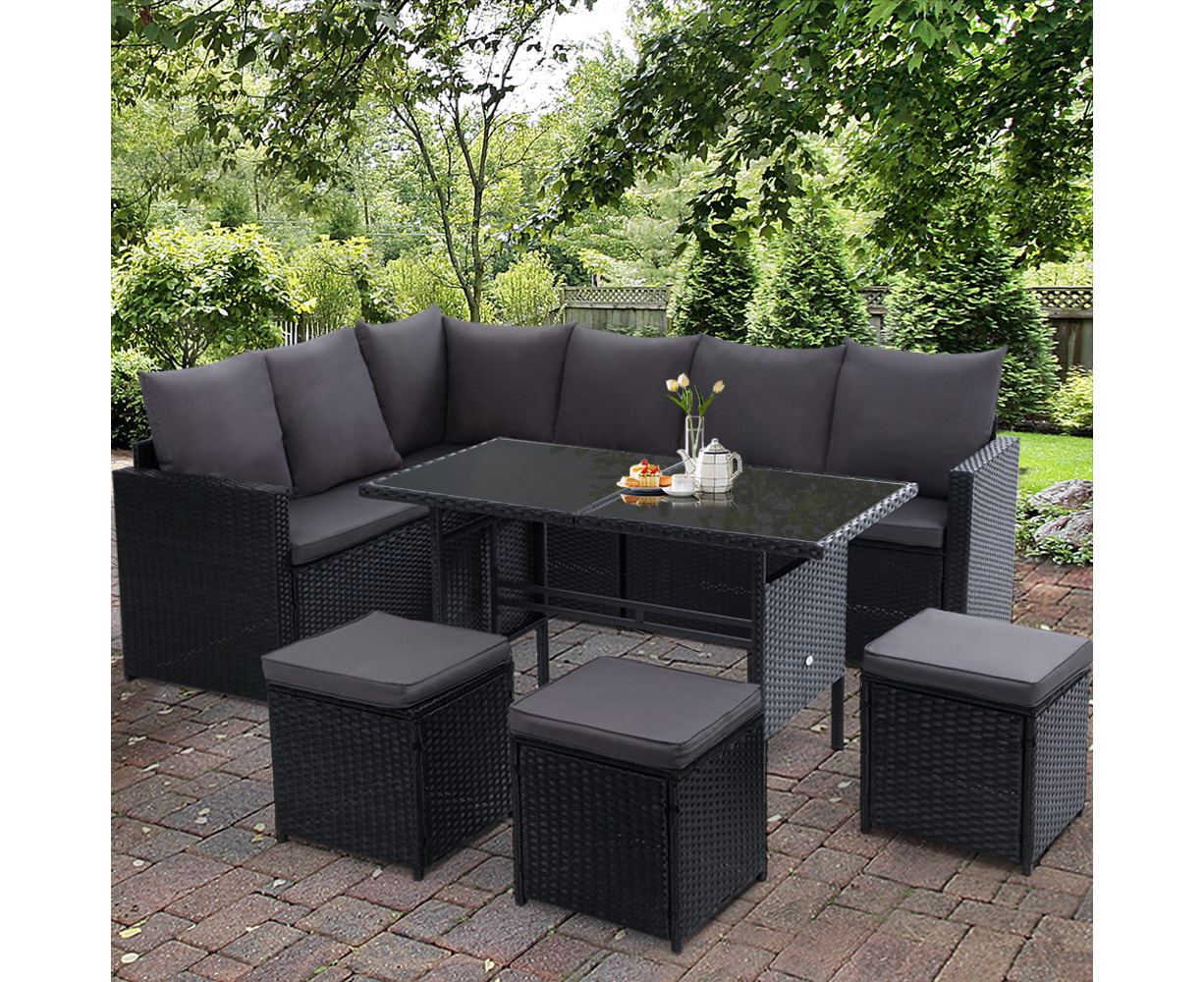 garden corner dining sofa set