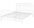 Zinus Classic White Metal Bed Frame