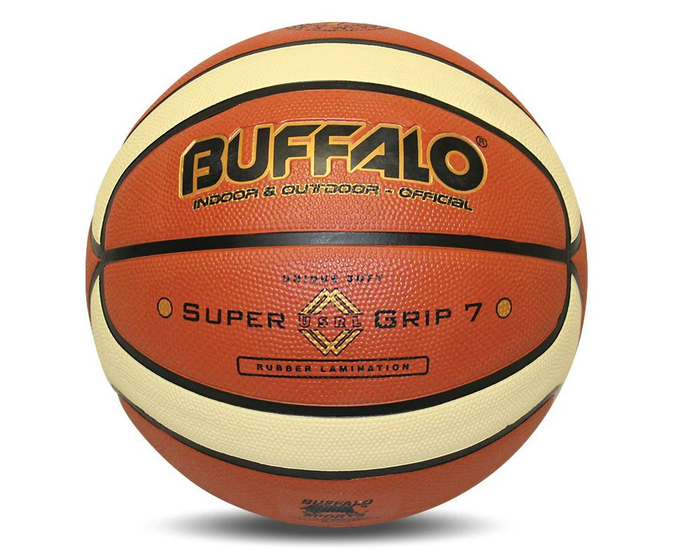 Buffalo Sports Cellular Rubber Basketball Brown/Cream