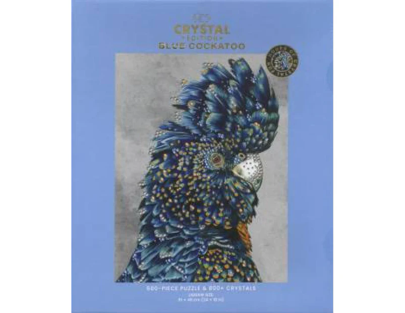 Elevate Crystal 500 Piece Jigsaw: Blue Cockatoo