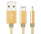 Braided Cable Lightning Data Charger Cord for Apple iPhone 5 6 7 8 X XS Xr PLUS 11 12 Pro Max Mini SE iPad - 2m