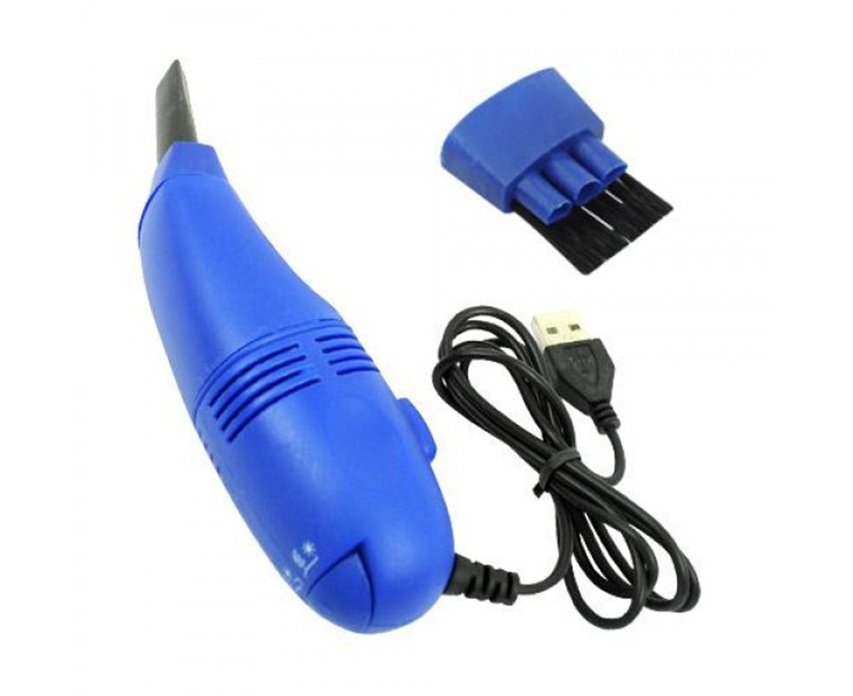 TOPINCN Portable Computer Keyboard Cleaner Mini USB Rechargeable Handheld Desk Vacuum Cleaner for Dust Scraps Cleaning Blue 