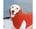 Winter Warm Reversible Elastic Pet Coat For Small Medium Large Dogs-XL-Orange