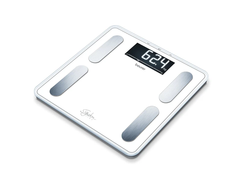 Beurer 200kg Signature Line Diagnostic Digital Bathroom Scale Body Weight/Fat