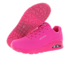 Skechers Women's Athletic Shoes Uno-Night Shades - Color: Hot Pink