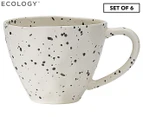 6 x Ecology 380mL Speckle Mugs - Polka