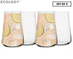 4pc Ecology Classic Stemless Cocktail/Tumblers/Water Glasses/Glassware 500ml