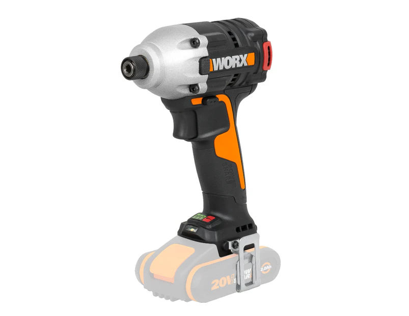WORX 20V Cordless Brushless 260Nm Impact Driver Skin (POWERSHARE Battery / Charger not incl.) - WX261.9