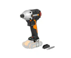 WORX 20V Cordless Brushless 260Nm Impact Driver Skin (POWERSHARE Battery / Charger not incl.) - WX261.9