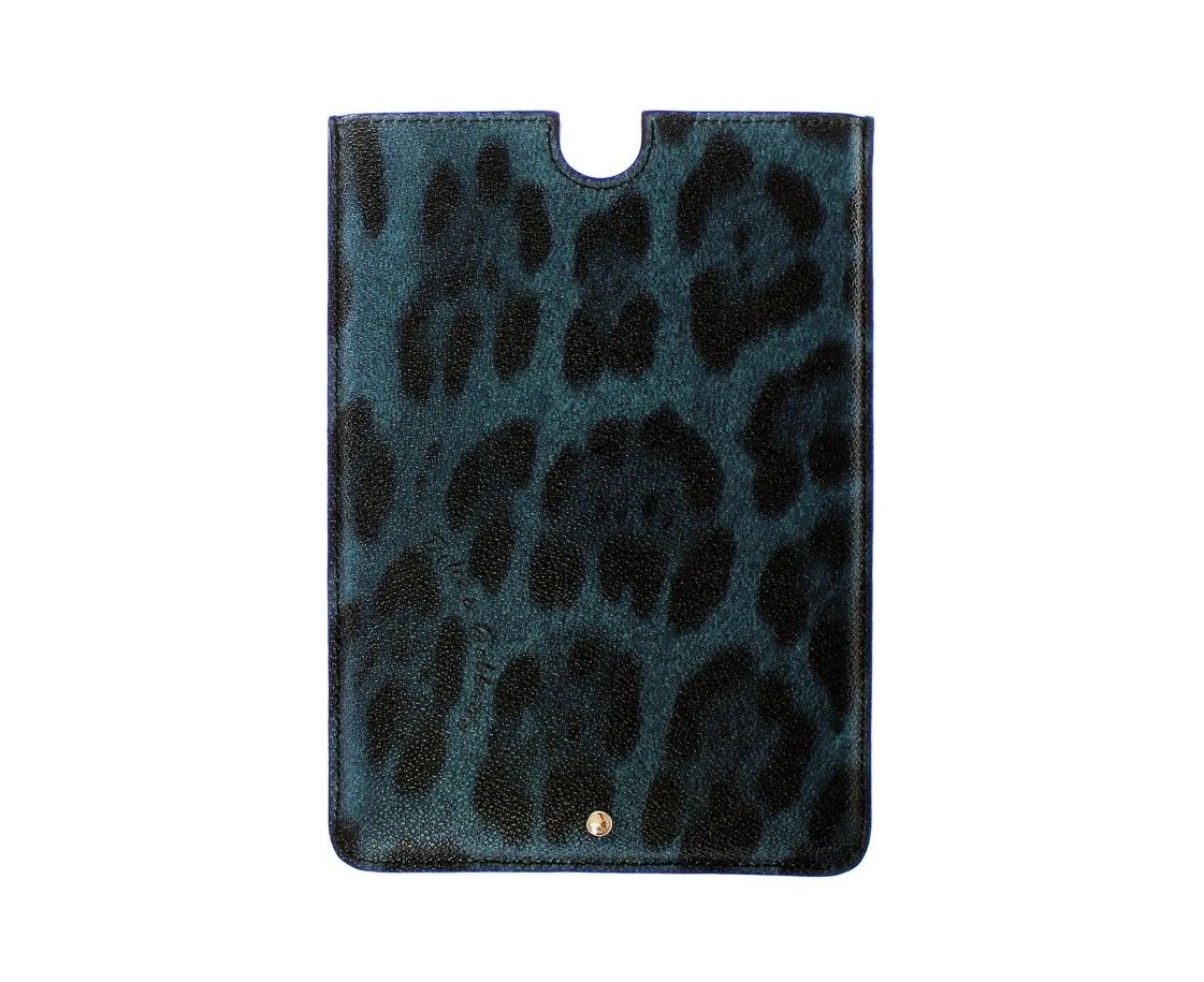 Dolce & Gabbana Leopard Leather iPAD Tablet eBook Cover Unisex Accessories