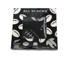 New Zealand All Blacks New Born Baby Gift Pack Beanie Romper and Ball