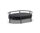 Outdoor Santorini Outdoor Aluminium Dog Cat Pet Day Bed - Outdoor Daybeds - White, Textured Olefin Grey