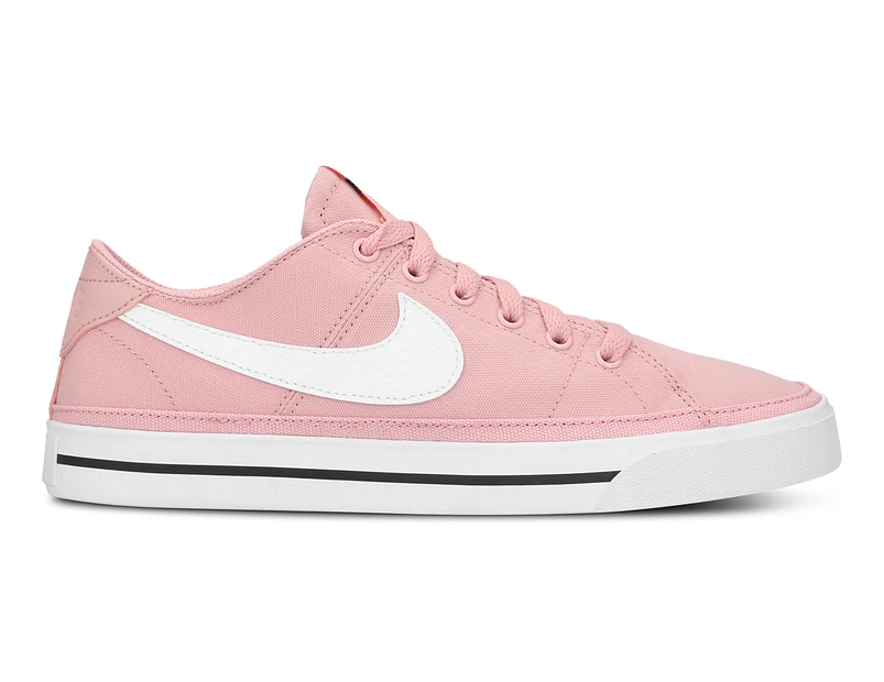 Nike Women's Court Legacy Canvas Sneakers - Pink Glaze/White/Black