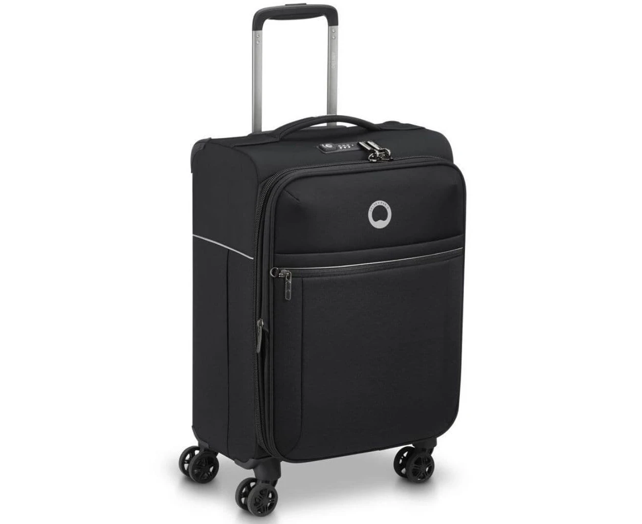 Delsey BROCHANT 2.0 55cm Carry On Softsided Luggage - Black