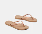 Havaianas Women's Slim Crystal Thongs - Rose Gold