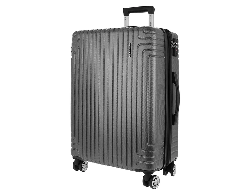 Pierre Cardin Cabin Hardcase Luggage / Suitcase - Black