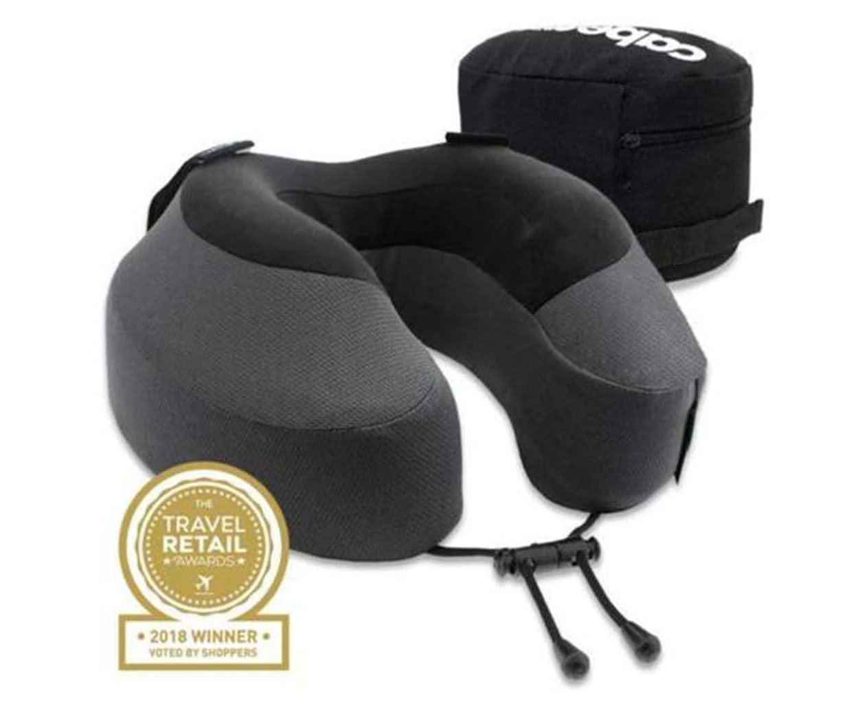 Cabeau Evolution(R) S3 Memory Foam Travel Pillow Steel Grey