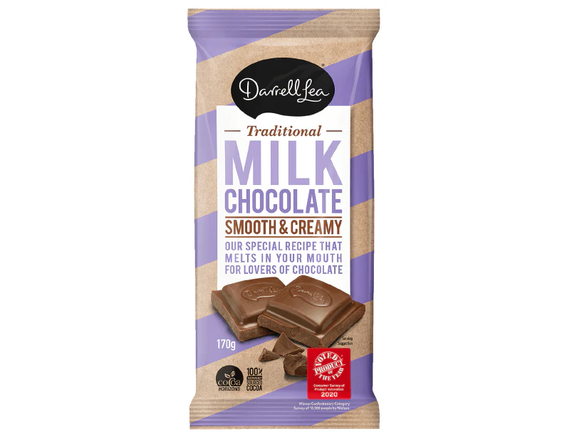 Darrell Lea Traditional Milk Chocolate 170g