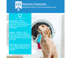 PaWz 4 Pcs 120x120 cm Reusable Waterproof Pet Puppy Toilet Training Pads - Grey