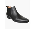 Florsheim Barret Men's Plain Toe Chelsea Boot Shoes - BLACK