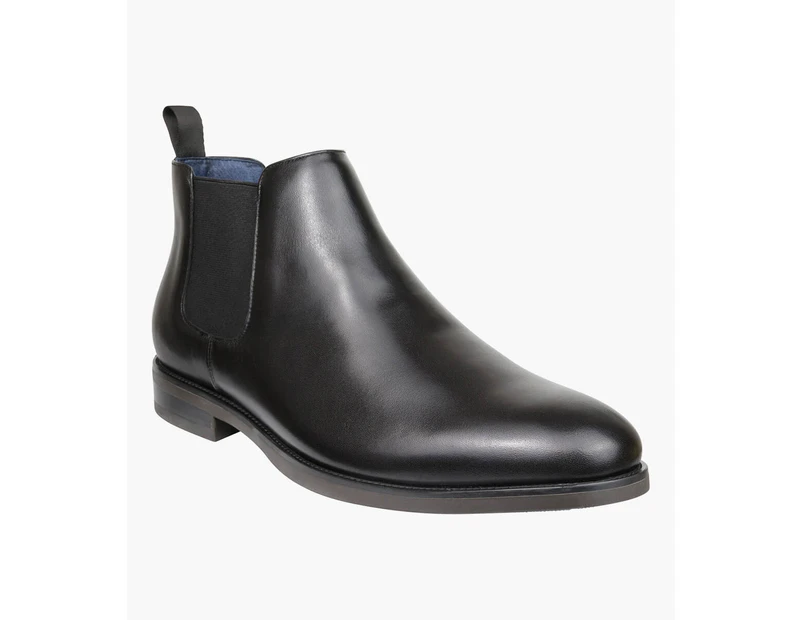 Florsheim Ceduna Men's Plain Toe Chelsea Boot Shoes - BLACK