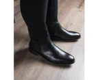 Florsheim Ceduna Men's Plain Toe Chelsea Boot Shoes - BLACK