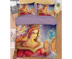 3D Magic Queen 281 Quilt Cover Set Bedding Set Pillowcases Duvet Cover KING SINGLE DOUBLE QUEEN KING