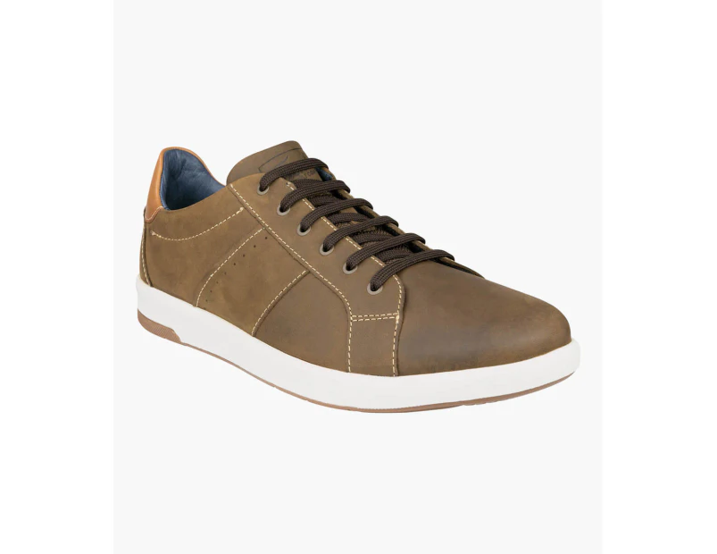 Florsheim Crossover Men's Lace To Toe Sneaker Shoes - MUSHROOM