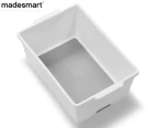 Madesmart Medium Deep Bin Organiser - White