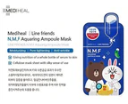 10 x Mediheal N.M.F Aquaring Ampoule Mask Line Friends - Korean Beauty Face Mask Sheet