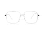 Indigo Eyewear - Unisex Blue Lens Glasses - Brooklyn - Crystal  - Non Prescription Blue Lens