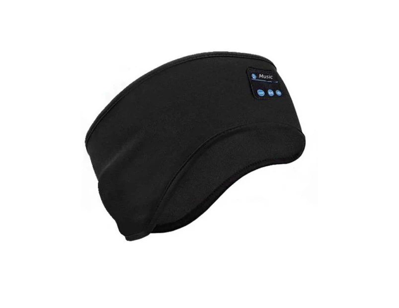 Momax Sleep Headphones Wireless Bluetooth Sports Headband Headphones Perfect for Air Travel Workout-Black Edging