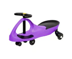 Rigo Kids Ride On Swing Car - Purple