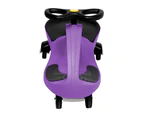 Rigo Kids Ride On Swing Car - Purple