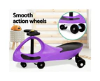 Rigo Kids Ride On Swing Car - Purple