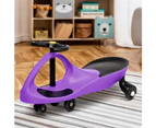 Rigo Kids Ride On Swing Car - Purple