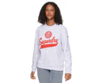 Superdry Women's Script Style College Crew Sweater - Ice Marle