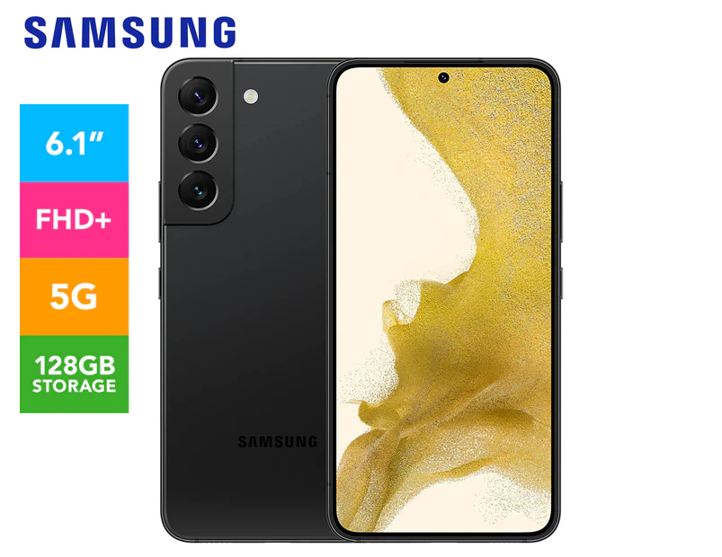 Samsung Galaxy S22 5G 128GB Smartphone Unlocked - Phantom Black