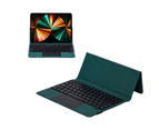 Ymall iPad Wireless Bluetooth Keyboard with Slim Smart Cover For iPad Air 4/Pro 11-Dark Green